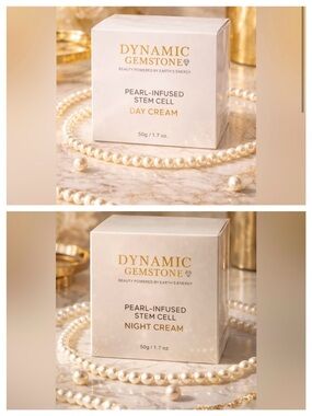 Dynamic Gemstone Pearl-Infused Day & Night Cream BUNDLE🔥🔥~ Retail $1100